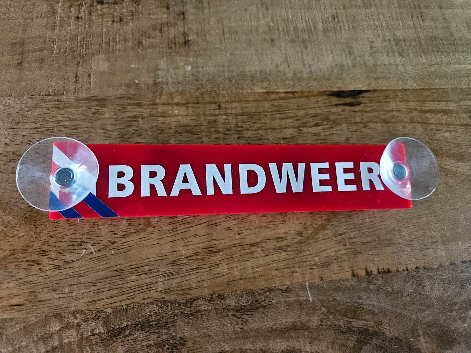 brandweer bordje autobordje brandweer, Ophalen of Verzenden, Nieuw