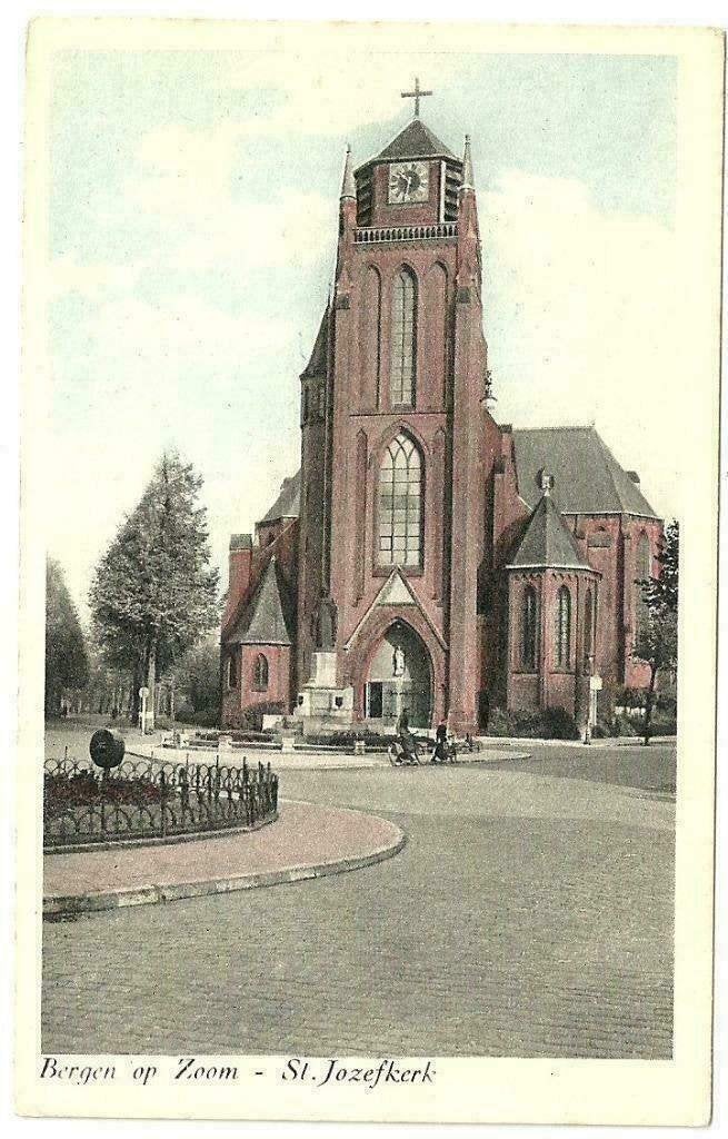 AK Bergen op Zoom - St. Jozefkerk, Verzenden, 1920 tot 1940, Ongelopen, Noord-Brabant