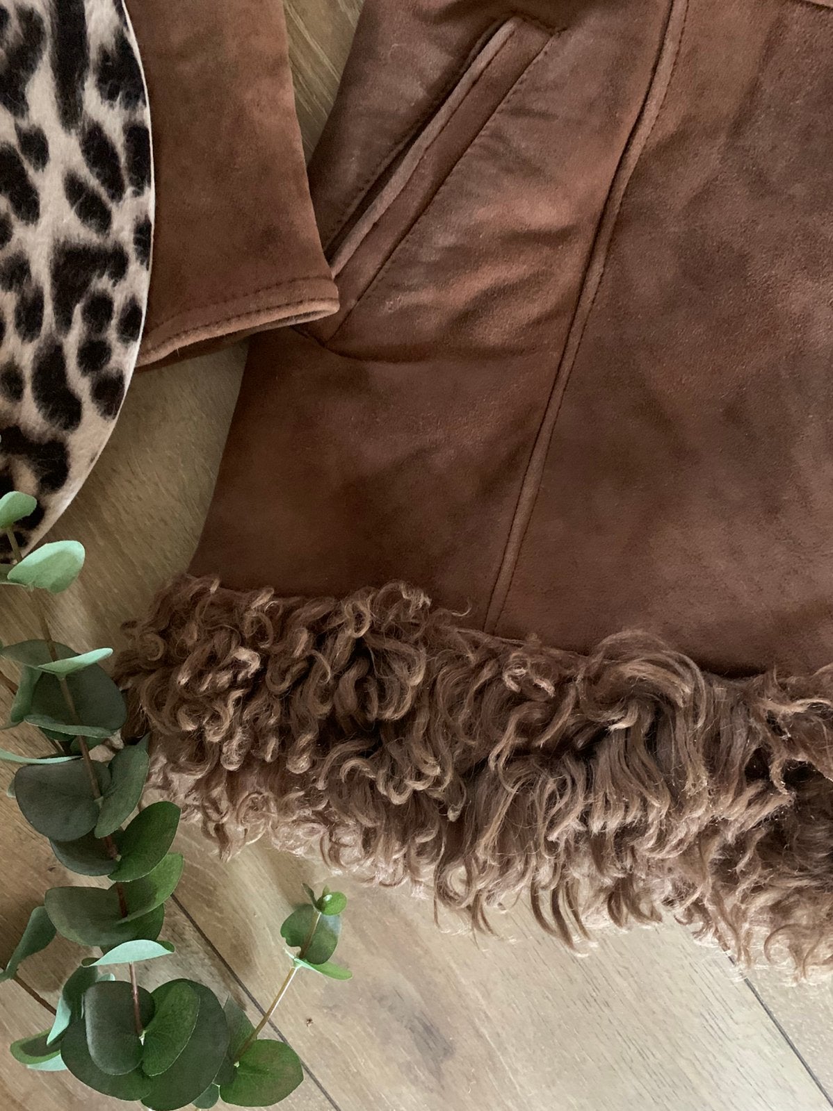 Vintage shearling lammy coat S M, -, Ophalen of Verzenden, Zo goed als nieuw, Maat 36 (S)