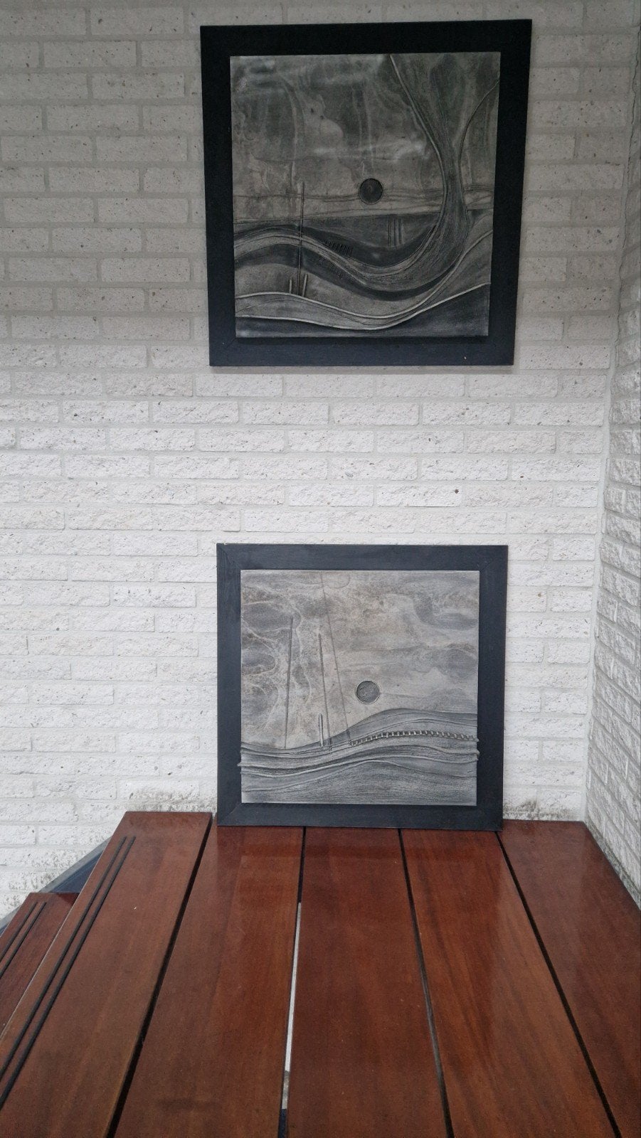 Tweeluik "Wadden"  1985 -  Hedda Willem Buijs (1943-2026), Ophalen
