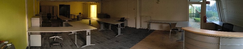 Complete kantoorinrichting met bureaus en kasten, Receptie of Entree, Ophalen, Gebruikt, Complete inventaris
