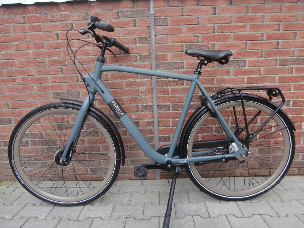 NIEUWSTAAT! Gazelle Esprit heren 59. 7 versnellingen. petrol, Ophalen, Versnellingen, Zo goed als nieuw, 57 tot 61 cm