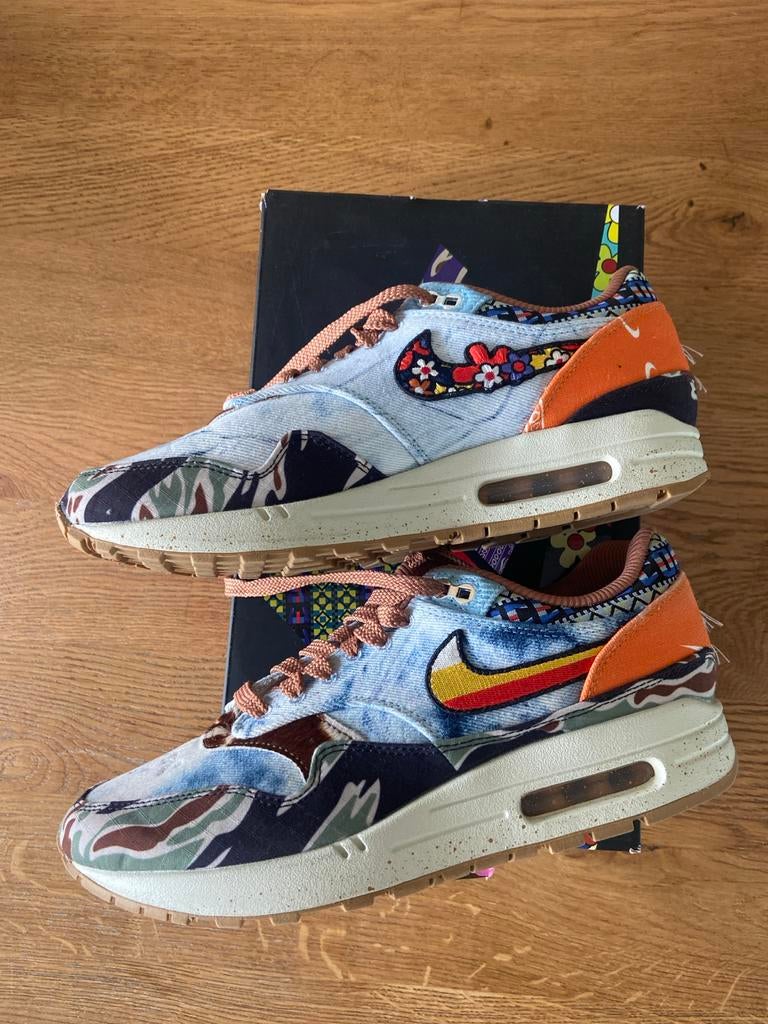 Nike Air Max 1 SP Concepts Heavy Multi-Color, Kleding | Heren, Schoenen, Ophalen of Verzenden, Zo goed als nieuw, Overige kleuren