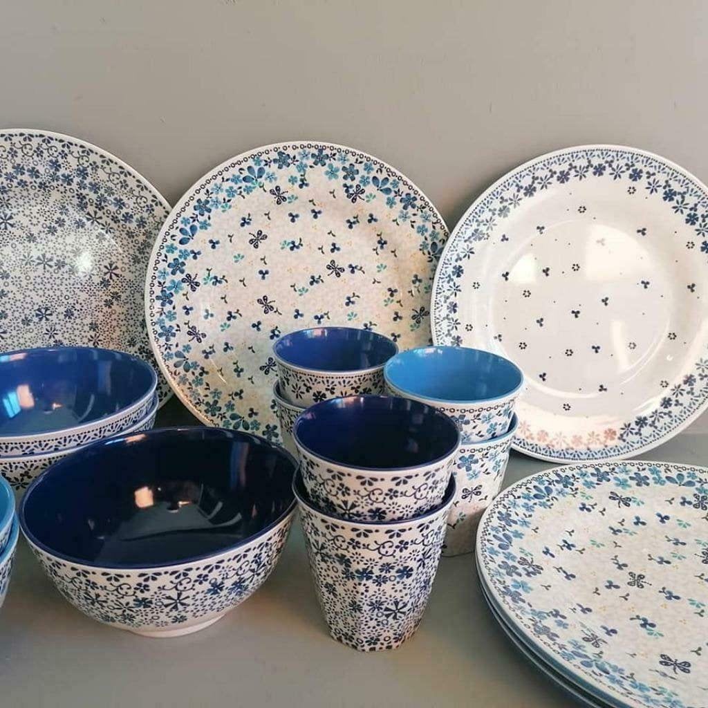 Melamine campingservies beker kom bord Bunzlau Castle, Overige materialen, Lies@bunzlaunoord.nl, Nieuw, Ophalen of Verzenden