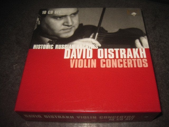 David Oistrakh Violin Concertos Beethoven Hindemith etc 10CD, Ophalen of Verzenden, Classicisme, Zo goed als nieuw, Kamermuziek