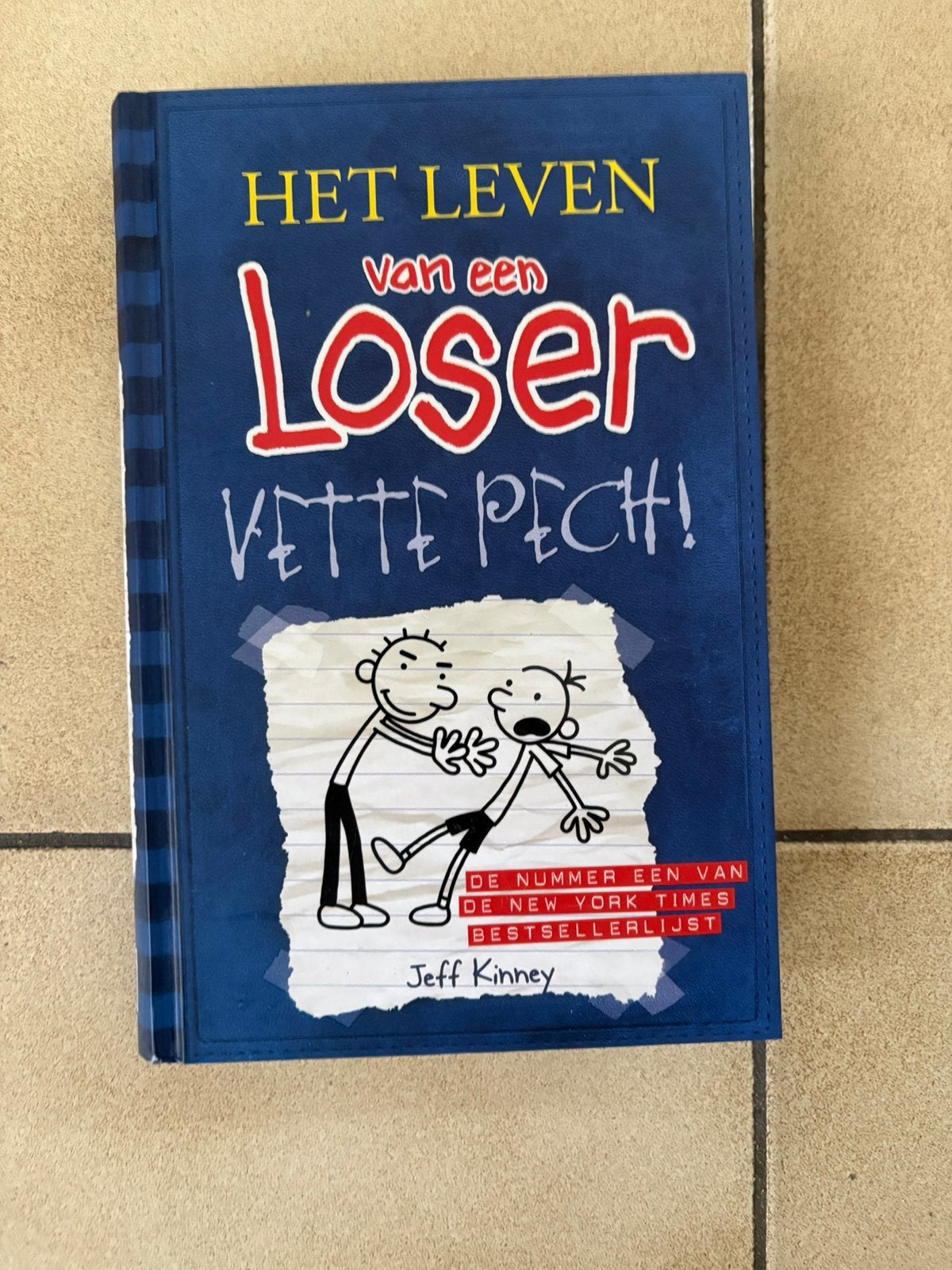 Jeff Kinney - Vette pech!, Ophalen of Verzenden, Zo goed als nieuw, Jeff Kinney