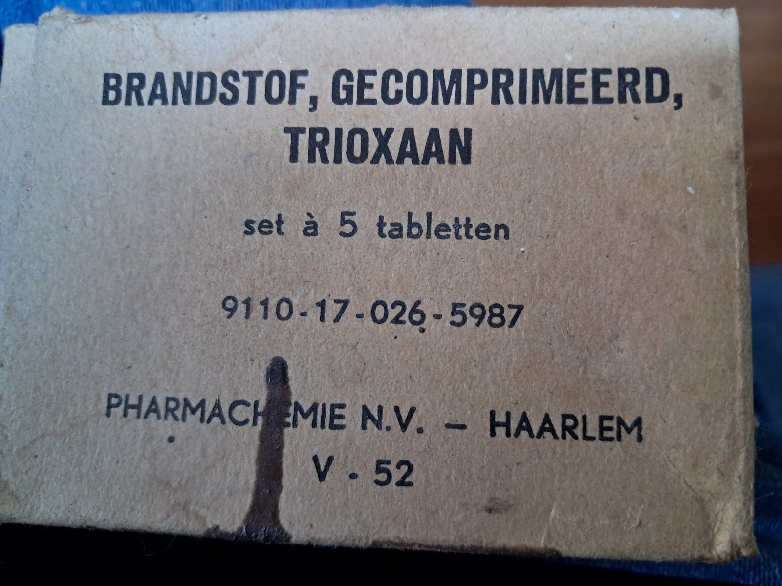 Verwarmingstabletten voor conserven - Militaria, Verzamelen, Ophalen of Verzenden