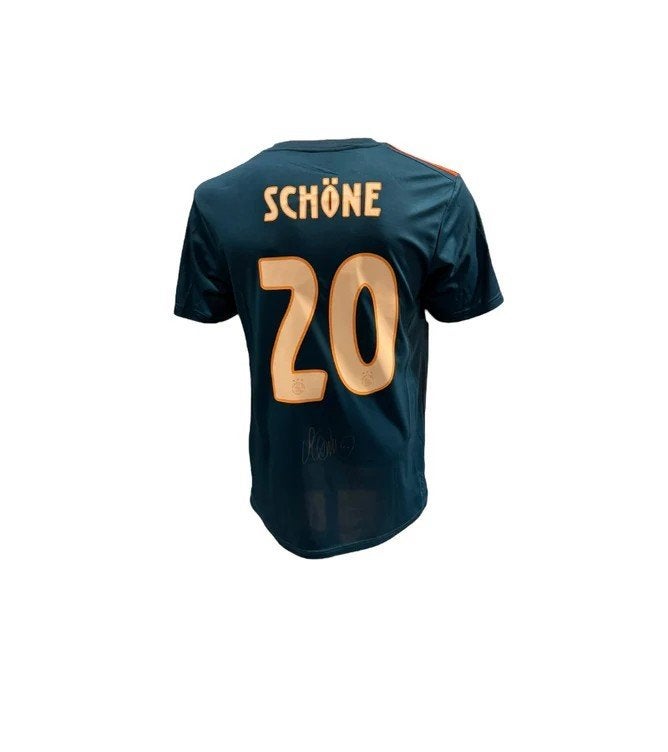 Lasse Schöne AFC Ajax 19/20 gesigneerd Uit Shirt, Soccersignings.nl, Shirt, Ophalen of Verzenden, Zo goed als nieuw
