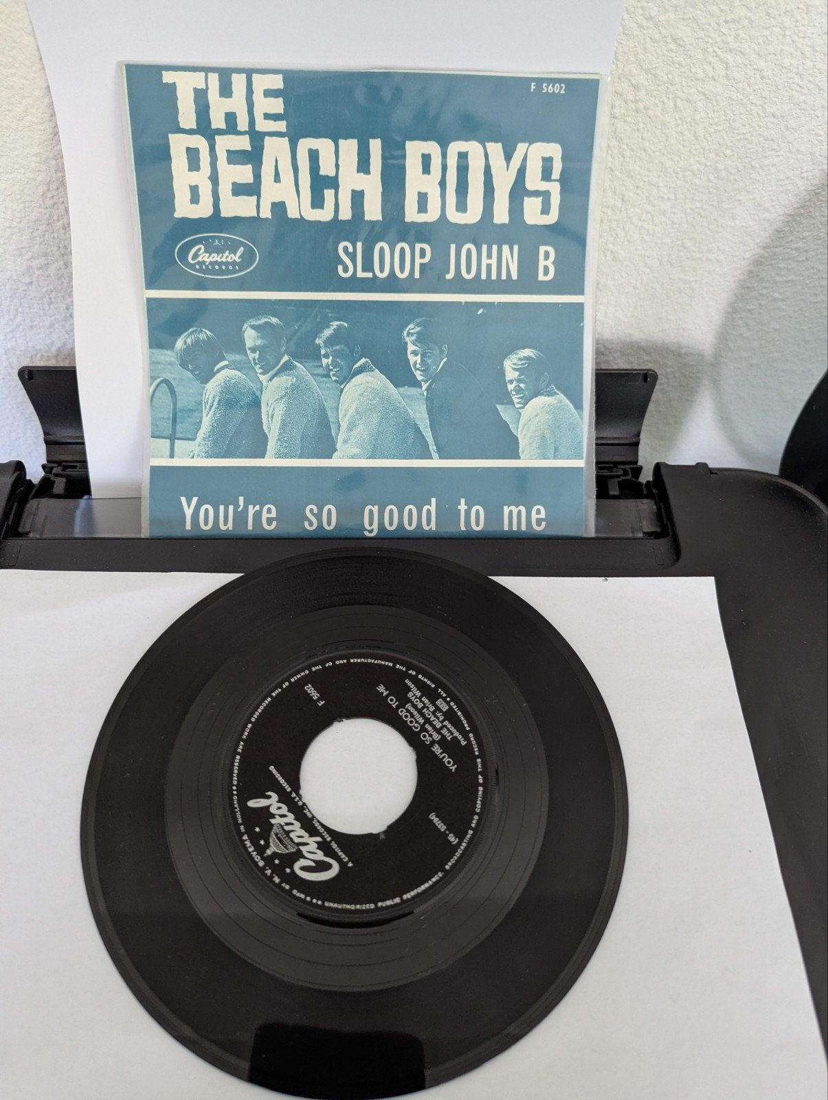 Beach Boys - Sloop John B ( vinyl single), Cd's en Dvd's, Vinyl Singles, Gebruikt, 7 inch, Single, Ophalen of Verzenden