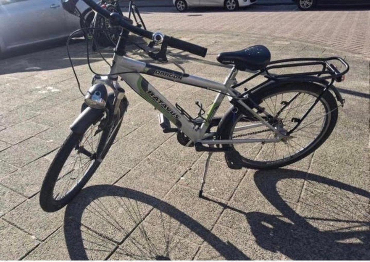 Stoere Batavus Dragon kinderfiets van 24 inch, Fietsen en Brommers, Ophalen, Zo goed als nieuw, 20 inch of meer