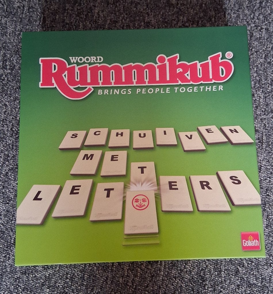 Spel: woord rummikub, Hobby en Vrije tijd, Ophalen of Verzenden, Zo goed als nieuw, Goliath