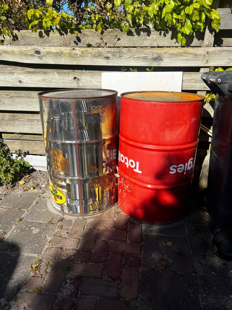 Metalen vaten - Stookvaten, Ophalen, Gebruikt, Bak of Kist, Minder dan 50 cm