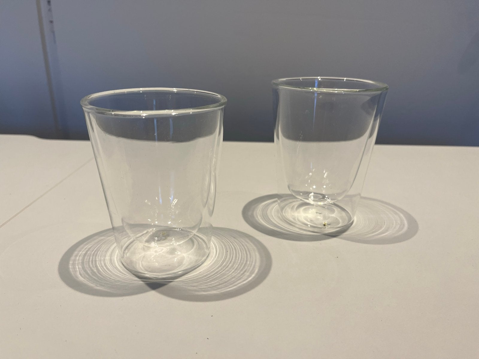 6 Dubbelwandige glazen: thee en espresso, nooit gebruikt, Ophalen of Verzenden, Nieuw, Glas, Glas of Glazen
