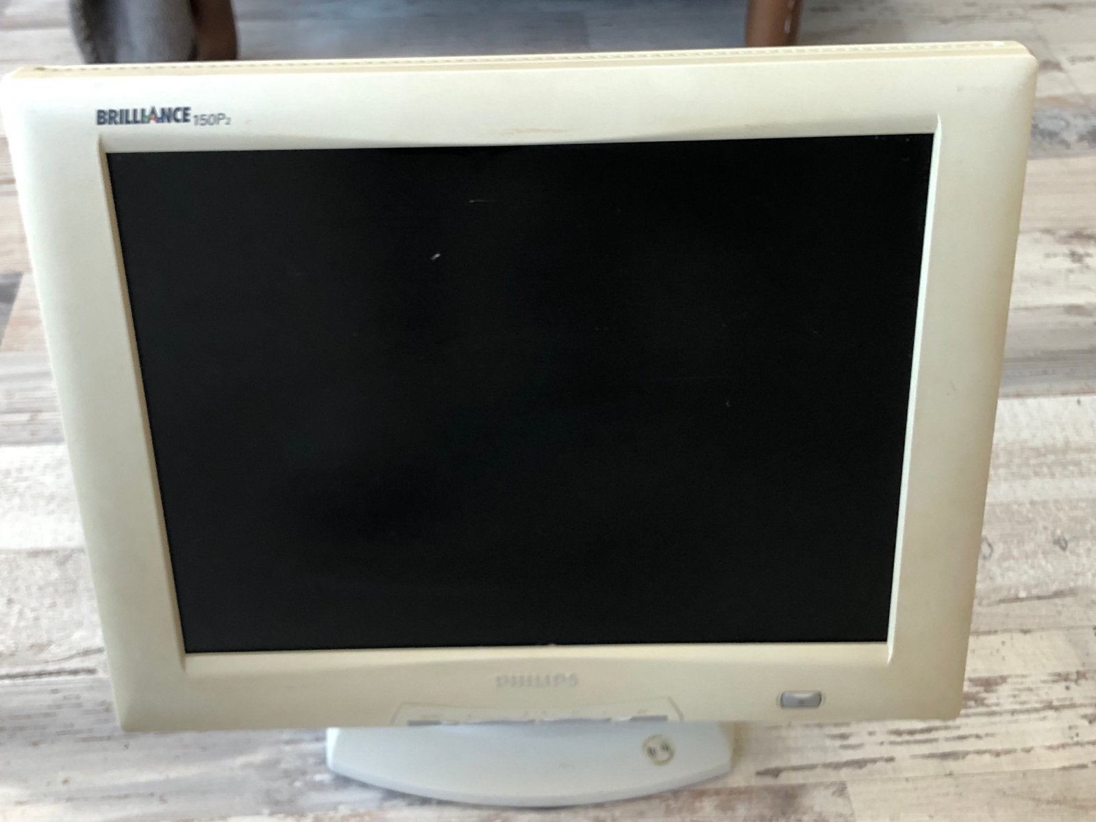 Philips Brilliance 150p2 Monitor - Werkend met kabels, Ophalen of Verzenden, Gebruikt, DVI