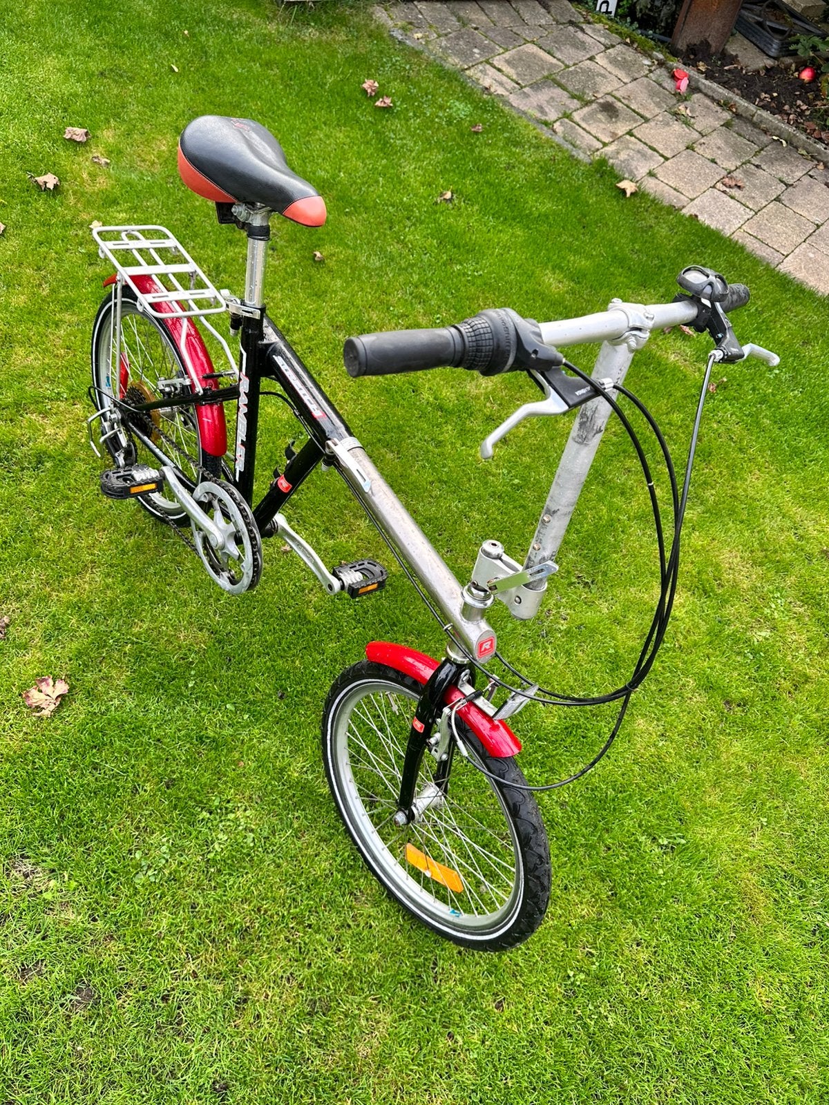 Rambler stretch vouwfiets schuif fiets met versnellingen, Fietsen en Brommers, 20 inch of meer, Velgrem, Versnellingen, Zo goed als nieuw