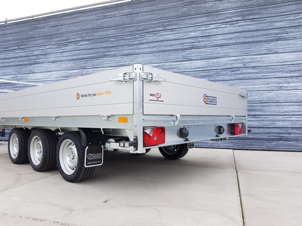 Saris ,PL406x204,3500kg,Plateauwagen 3asser 3x1500kg, Auto diversen, Niet ingevuld, Nieuw, Niet ingevuld, Niet ingevuld