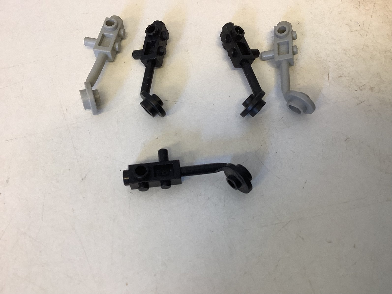 Lego minifiguur gereedschap metaaldetector zwart en grijs