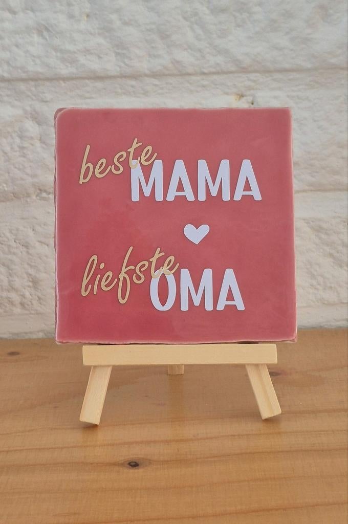 Tegeltje Moederdag/Oma - Beste Mama Liefste Oma, Ophalen of Verzenden