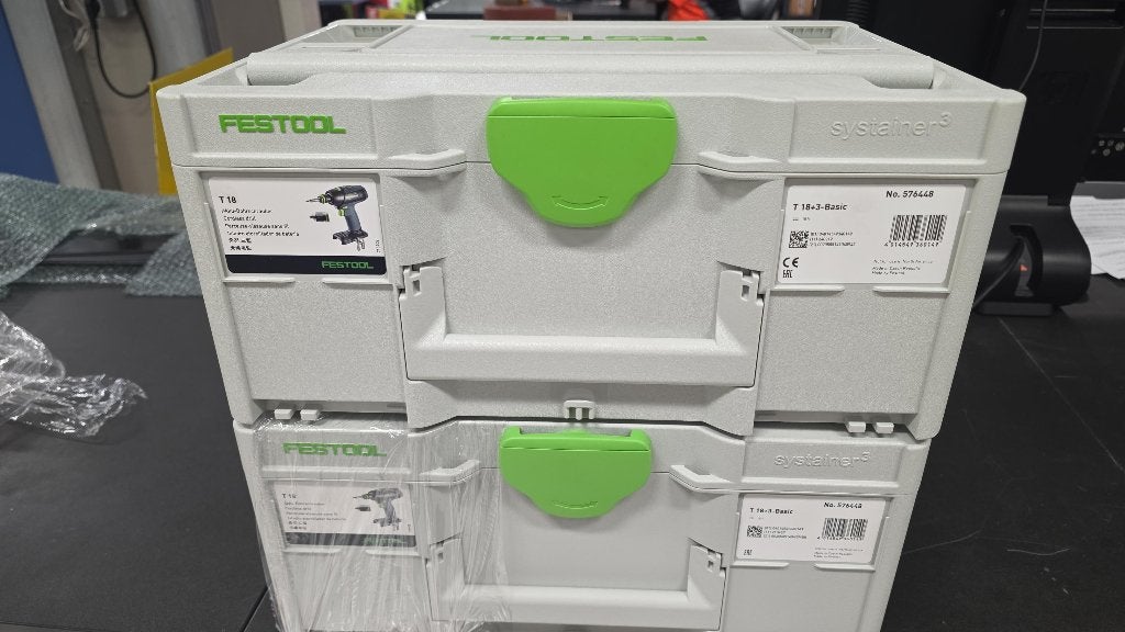 FESTOOL 576448 ACCU SCHROEFBOORMACHINE T 18+3 BASIC, Ophalen, Nieuw, Boor- en Schroefmachine