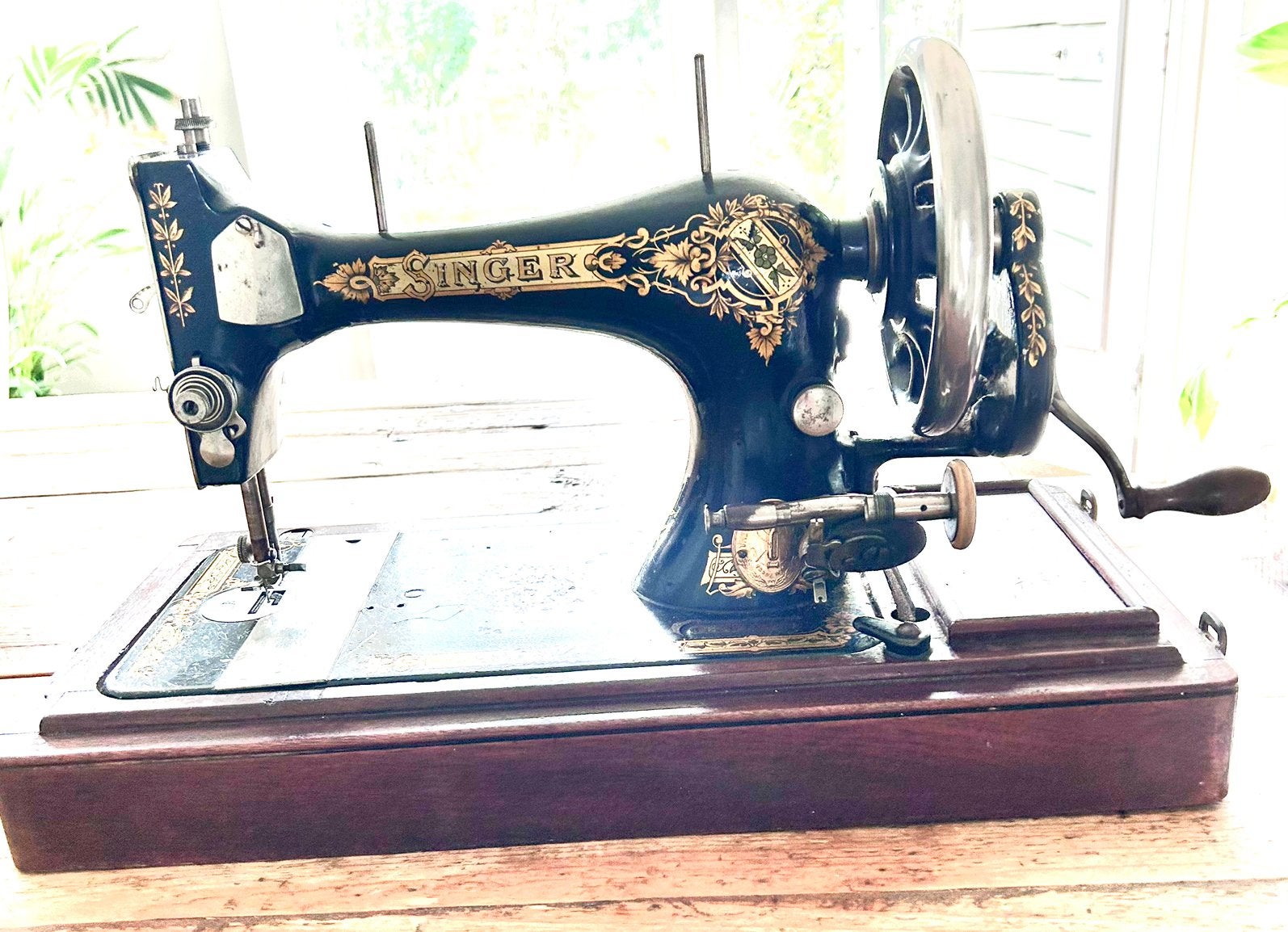 Antieke Singer Naaimachine - Decoratief en Historisch, Ophalen of Verzenden