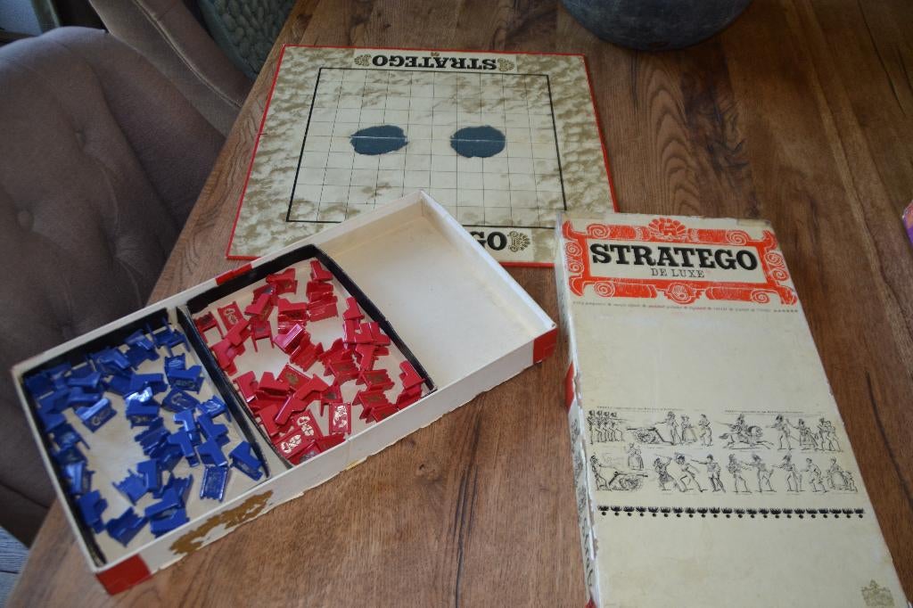 Oud Jumbo Stratego de Luxe, Een of twee spelers, Ophalen of Verzenden, Gebruikt, JUMBO