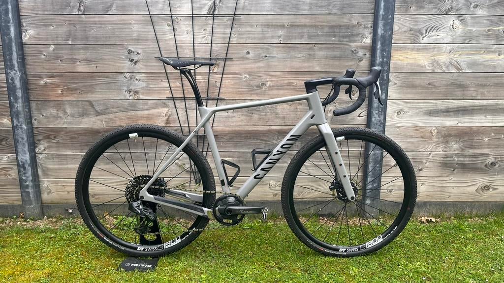 Canyon Grizl cf sl 8 L.AXS sram,DT Swiss, powermeter, gravel, Ophalen of Verzenden, Zo goed als nieuw