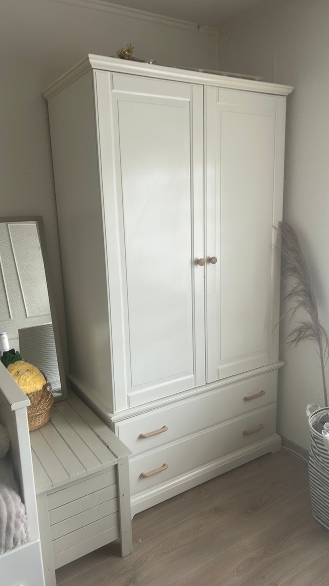 Ikea kast hemnes 104 x 200 cm gebroken wit, Ophalen of Verzenden, Zo goed als nieuw, 25 tot 50 cm, 100 tot 150 cm