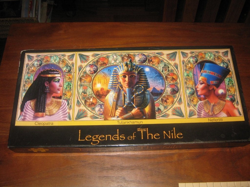 Legends of the Nile Cleopatra - Toetanchamon - Nefertiti, Ophalen of Verzenden, 500 t/m 1500 stukjes, Gebruikt, Legpuzzel