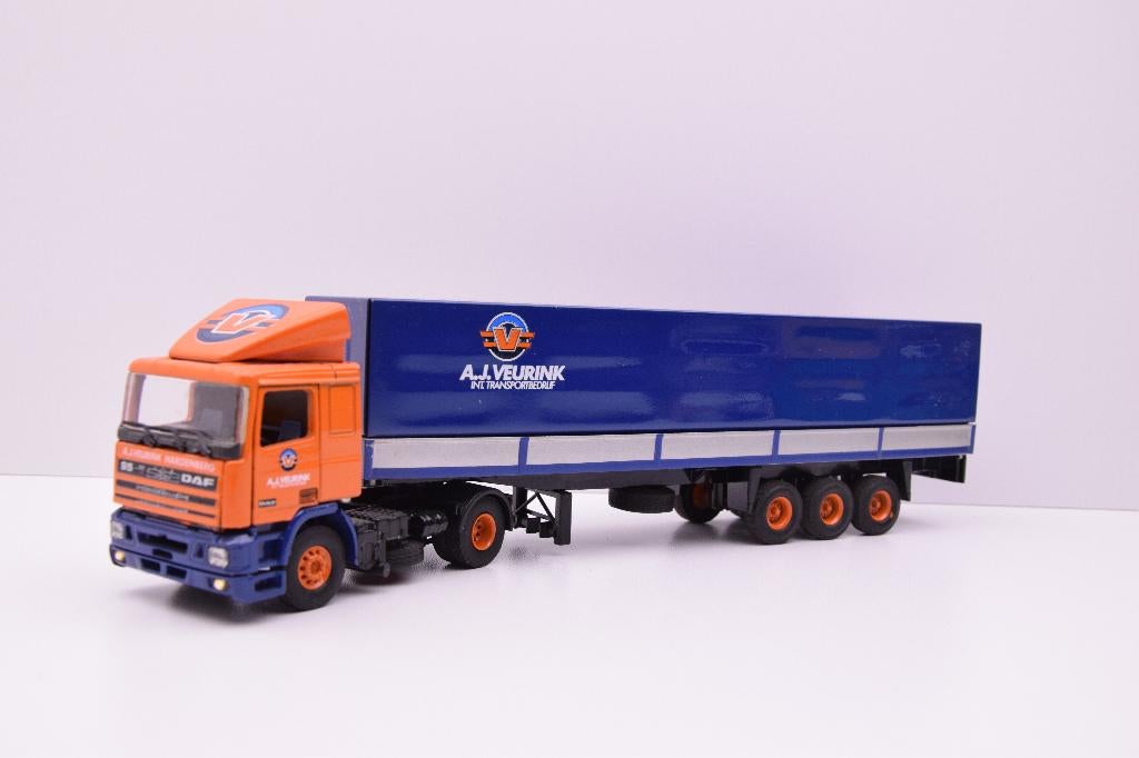DAF 95  '' Veurink Hardenbrg ''  Tekno, Hobby en Vrije tijd, Modelauto's | 1:50, Ophalen of Verzenden, Zo goed als nieuw, Bus of Vrachtwagen