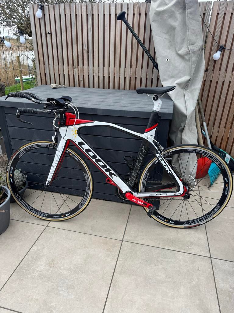 Look 596 - Maat M - Sram Red, 28 inch, Gebruikt, Carbon, 10 tot 15 versnellingen