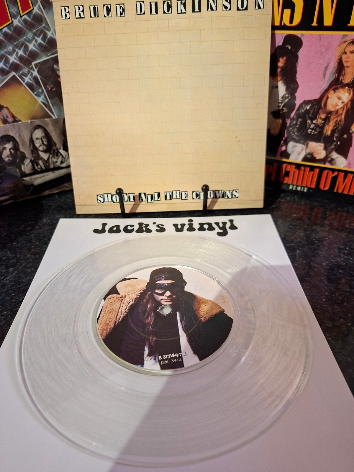 Bruce Dickinson - Shoot All The Clowns (Clear Vinyl)1994, 7 inch, Ophalen of Verzenden, Zo goed als nieuw, Overige typen