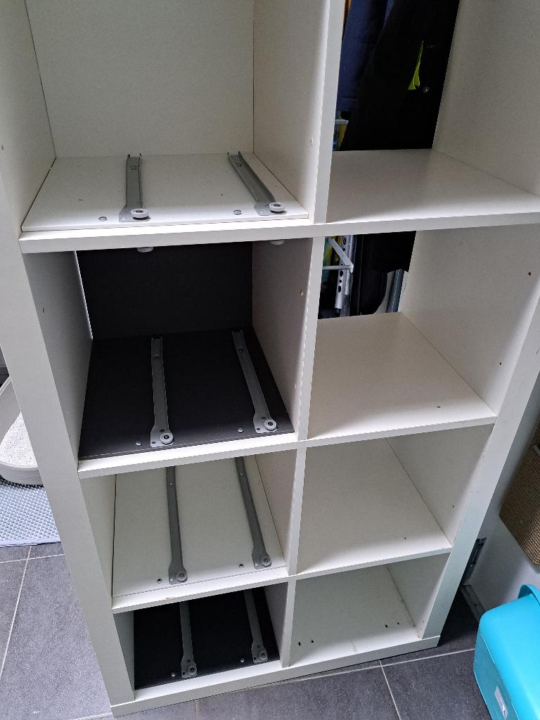 Ikea Kallax vakkenkast 8 vakken, Huis en Inrichting, Kasten | Boekenkasten, Ophalen, Gebruikt, 100 tot 150 cm, Minder dan 100 cm