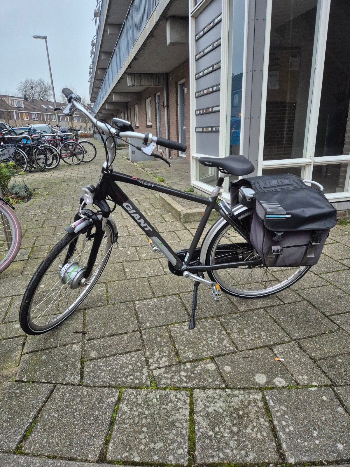 Giant electrische heren fiets, Ophalen, Gebruikt, Versnellingen, Giant