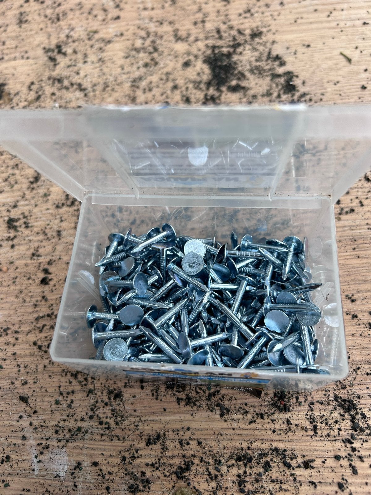 Aquaplan daknagels - Zwaar verzinkt - Ca. 0,4 kg (half bakje, Ophalen, Nieuw, Minder dan 50 mm, Spijkers