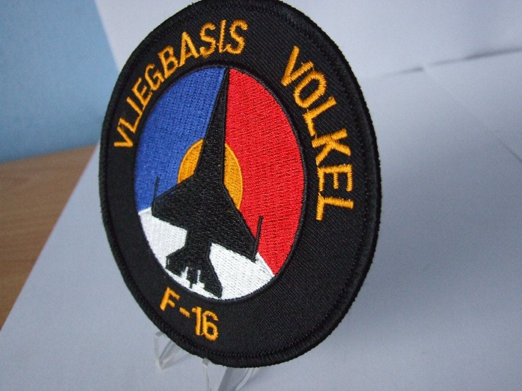 Patch,Embleem,KLU,Volkel,F16, Verzenden, Luchtmacht, Nederland, Embleem of Badge