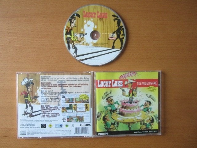 Lucky Luke Philips CDI cd-i, Spelcomputers en Games, Overige genres, 1 speler, Ophalen of Verzenden, Zo goed als nieuw