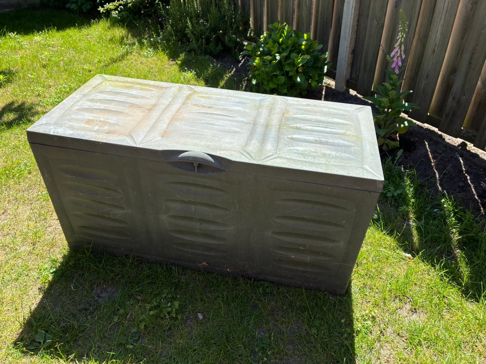 Tuinkussen kist, Tuin en Terras, Ophalen, Gebruikt, Kunststof, Overige typen