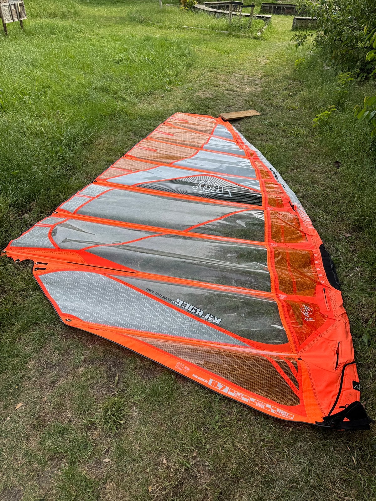 KA Sail Race 8,7 + KA Sail 490 75% mast, Ophalen, Met mast, Zo goed als nieuw, KA