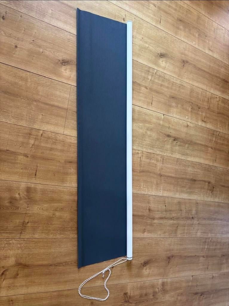 Verduisterend rolgordijn donkergrijs 170cm breed, Ophalen, Verduisterend, 150 tot 200 cm, Zo goed als nieuw