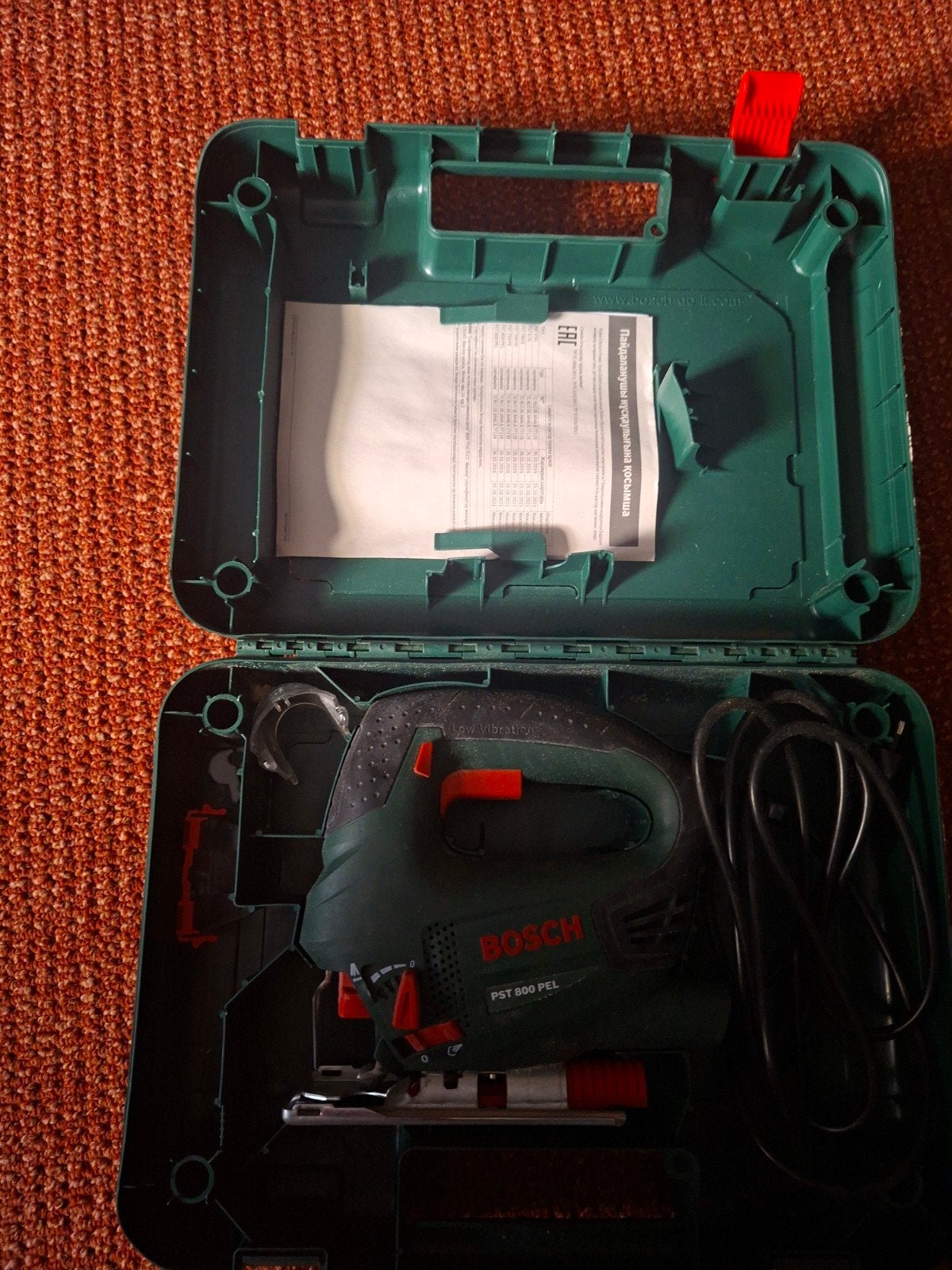 Bosch Decoupeerzaag PST 800 PEL - Zo goed als nieuw, 600 tot 1200 watt, Ophalen of Verzenden, Zo goed als nieuw, Bosch