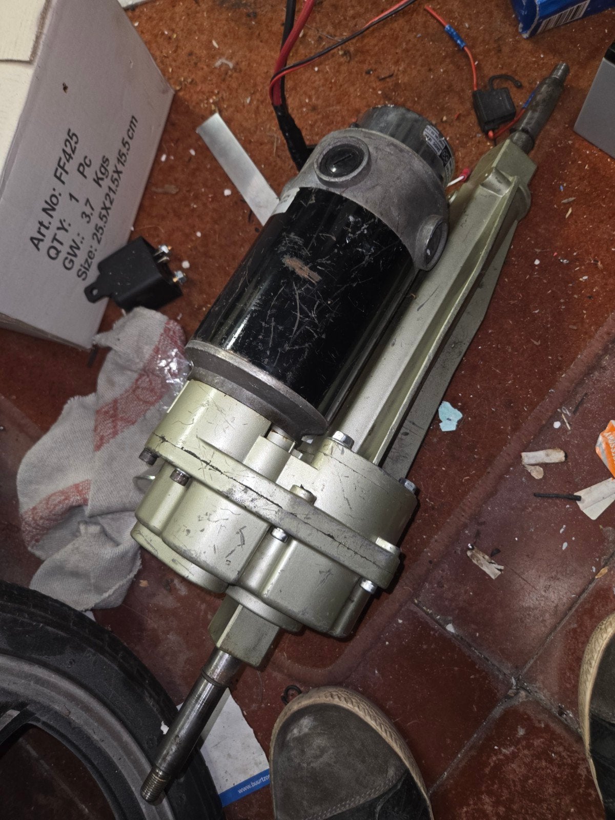 scootmobiel motor 24 v dc, Ophalen, Gebruikt