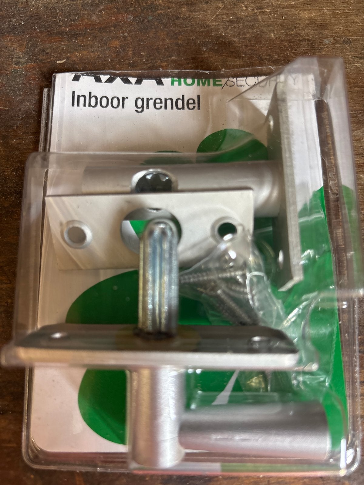 AXA Inboorgrendel met Sluitplaat - Nieuw, Doe-het-zelf en Verbouw, Hang- en Sluitwerk, Ophalen, Nieuw, Overige materialen, Schuif of Grendel