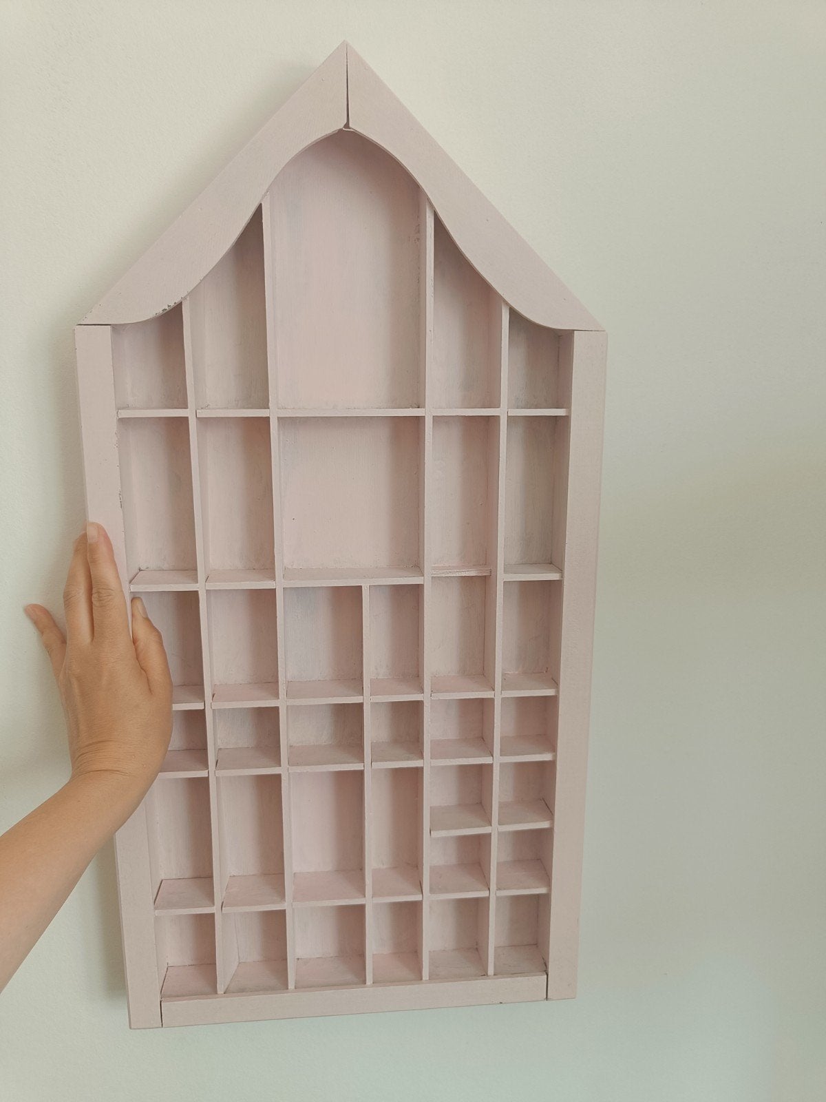 Letterbak huisje hout, Ophalen, Gebruikt, Hout