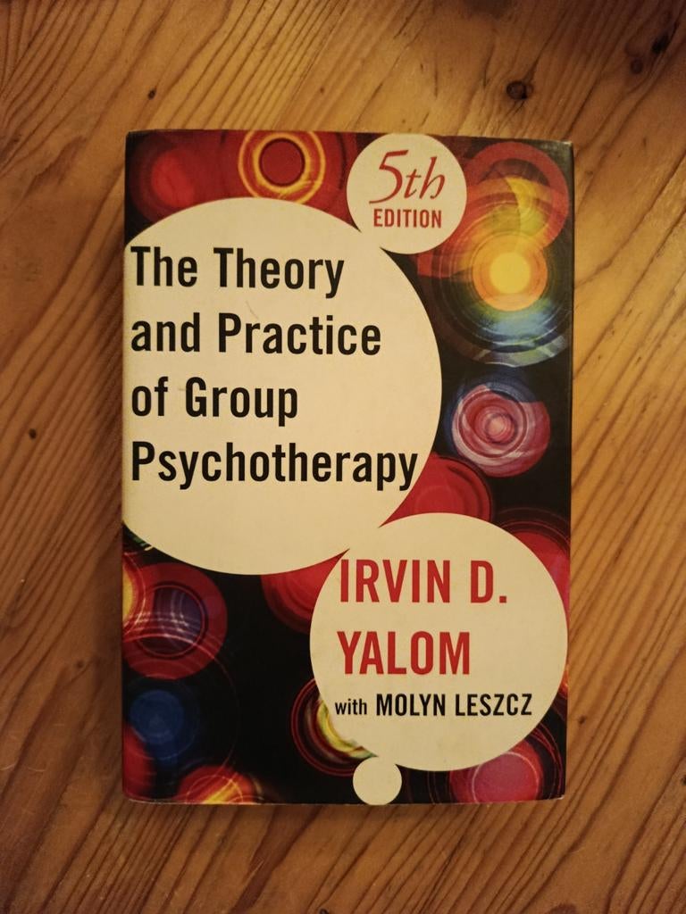 The Theory and Practice of Group Psychotherapy 5th Ed., Gelezen, Ophalen of Verzenden, WO, Gamma