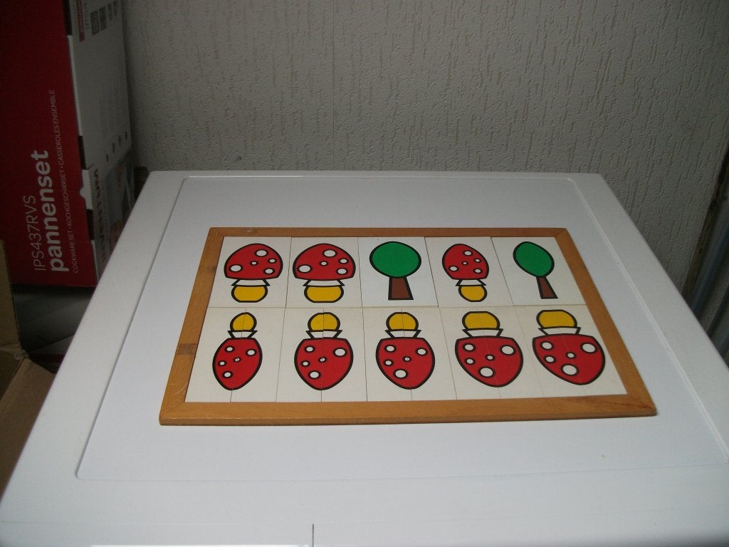 Puzzel Educo paddestoel en boompjes 30 delig, Ophalen of Verzenden, Gebruikt