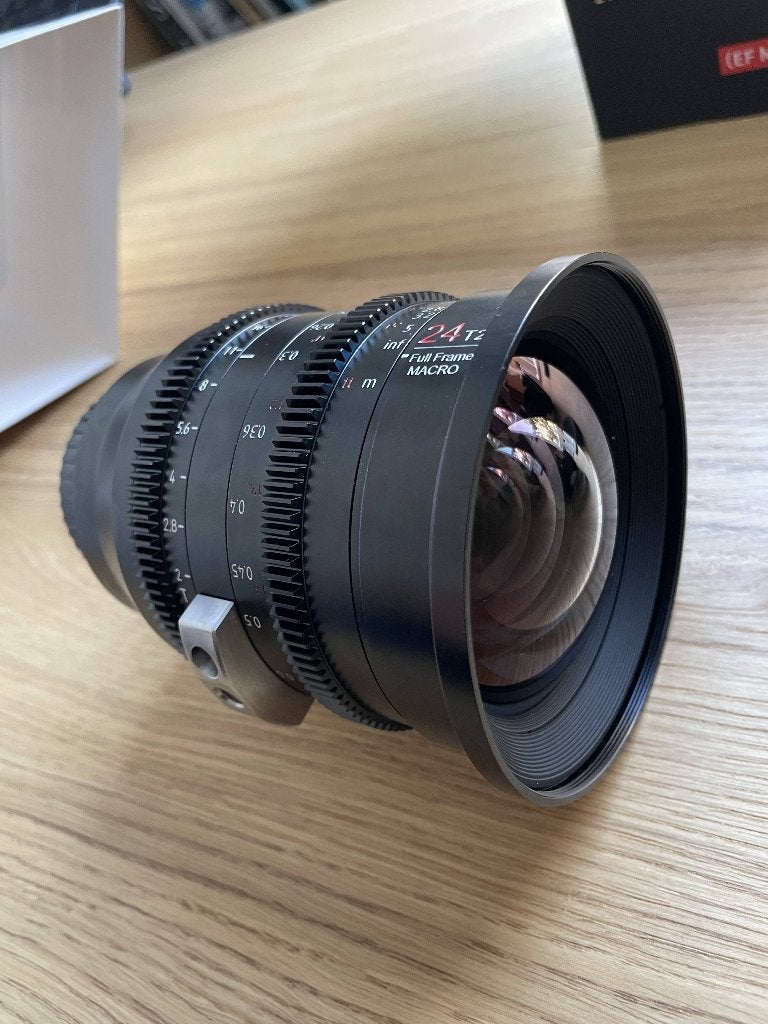 Sirui Jupiter 24mm T2 Cine Lens (Canon EF-vatting), Macrofunctie, Zo goed als nieuw, 24 mm, Canon EF