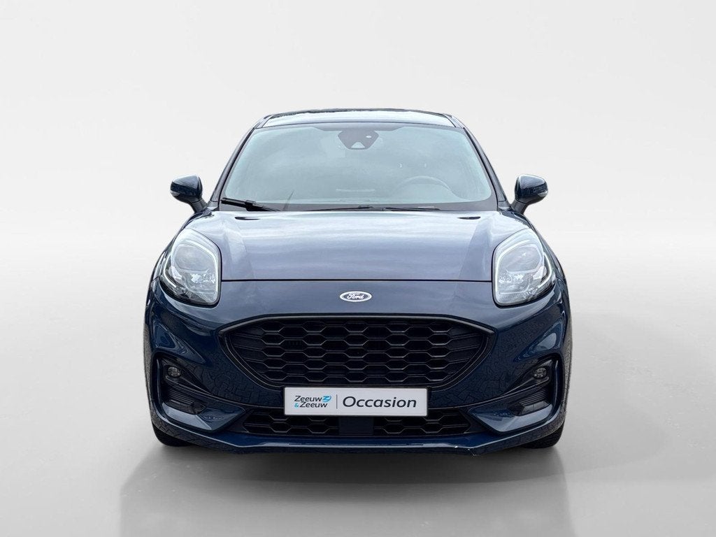Ford Puma 1.0 EcoBoost Hybrid ST-Line | Afneembare Trekhaak, Auto's, Voorwielaandrijving, 12 maanden, Blauw, Handgeschakeld