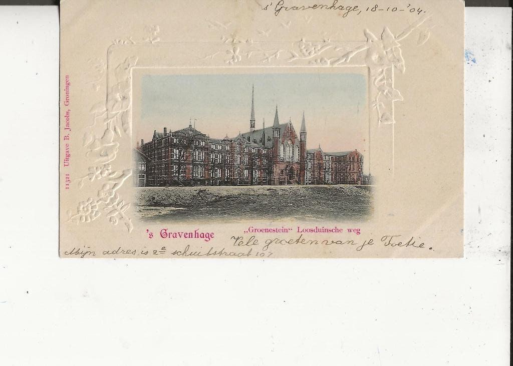 Den Haag Loosduinscheweg Groenestein naar Java 18-10=1904, Ophalen of Verzenden, Voor 1920, Zuid-Holland
