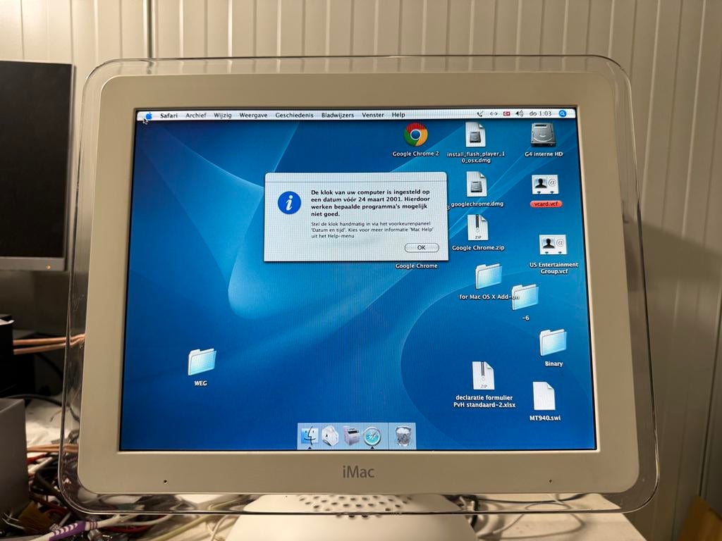 Vintage Apple iMac G4 - Werkt, zonder accessoires, Computers en Software, Ophalen, Apple, Apple, Apple