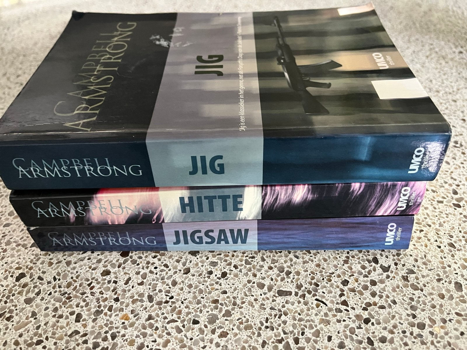 3 leesboeken: Jig, Hitte, Jigsaw - Thriller Set, Ophalen of Verzenden, Gelezen